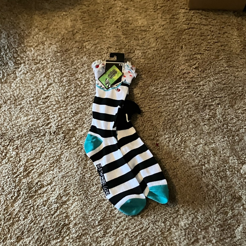 beetlejuice socks